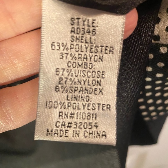 Yoana Baraschi Anthropologie Color Block Polka Dot Knit Sheath Dress - Picture 7 of 7